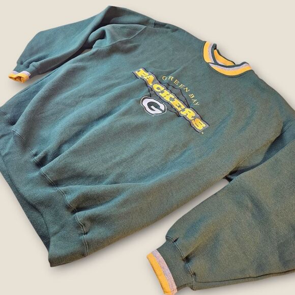 Vintage Starter Green Bay Packers Crewneck Sweater XLarge - Picture 3 of 15